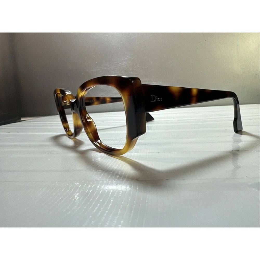 VTG Christian Dior Clear Oval Glasses Germany 05lha Frame Only 52 18 145